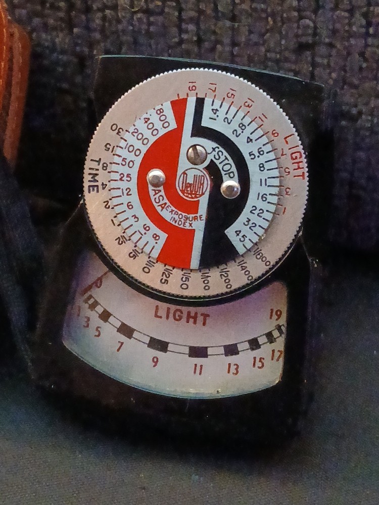 Vintage DeJUR Camera Light Meter With Case Working excellent condition