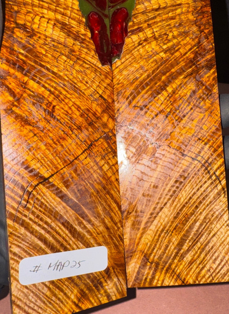 STABILIZED HYBRID MAPLE BURL,OVERSIZED KNIFE SCALE,TOOL HANDLES