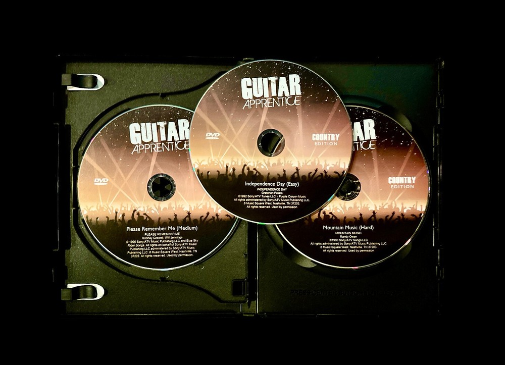 Guitar Apprentice: Country: 3xDVDs