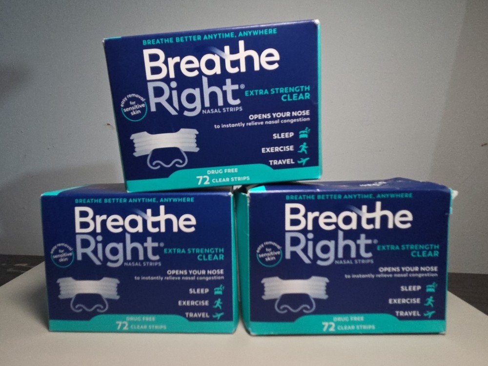 Breathe Right 3 Boxes EXP 2030-02-28