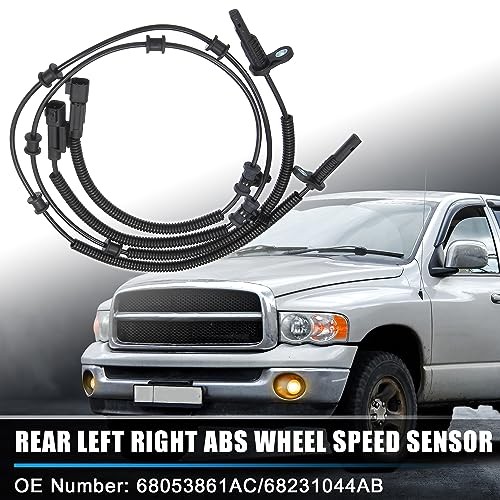 2pcs ABS Wheel Speed Sensor Rear Left Right Wheel ABS Brake Sensor for Ram