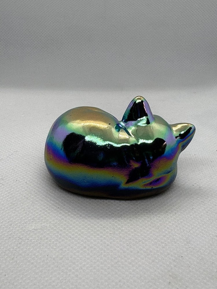 Auro Coated Crystal Sleeping Cat