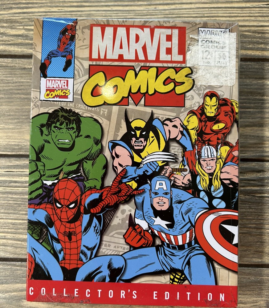 Marvel Comics Collectors Edition Boxer Tin Only 5.25” x 7"