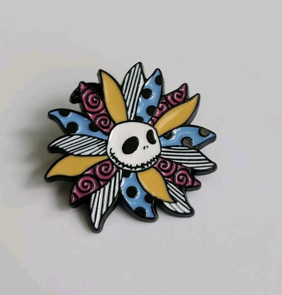 Jack Skellington Wreath Lapel Pin Nightmare Before Christmas