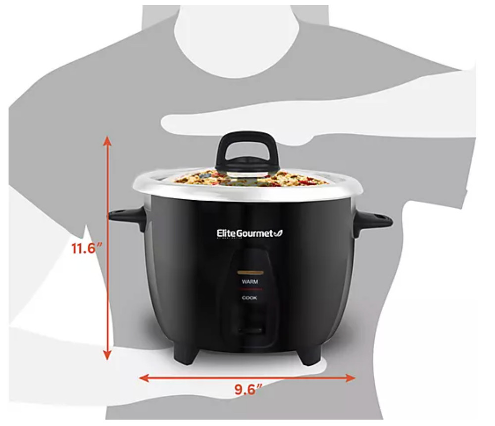 Elite Gourmet 10-cup Rice Cooker