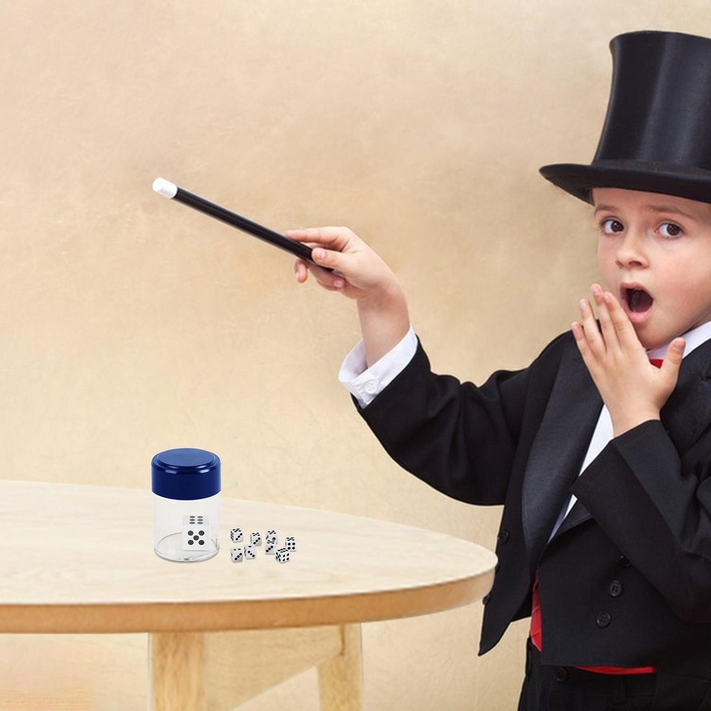 Magic Trick Exploding Dice Prop Easy Tricks Shaking Dice Toy for Adults