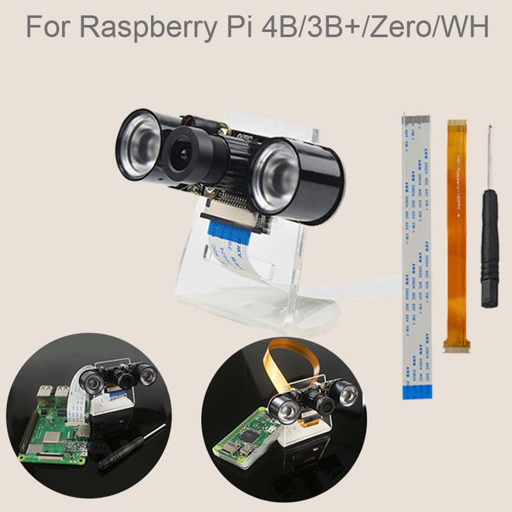 New Night Vision IR Camera Module For Raspberry Pi 4 Model B /3B+/3B/Zero/W/WH