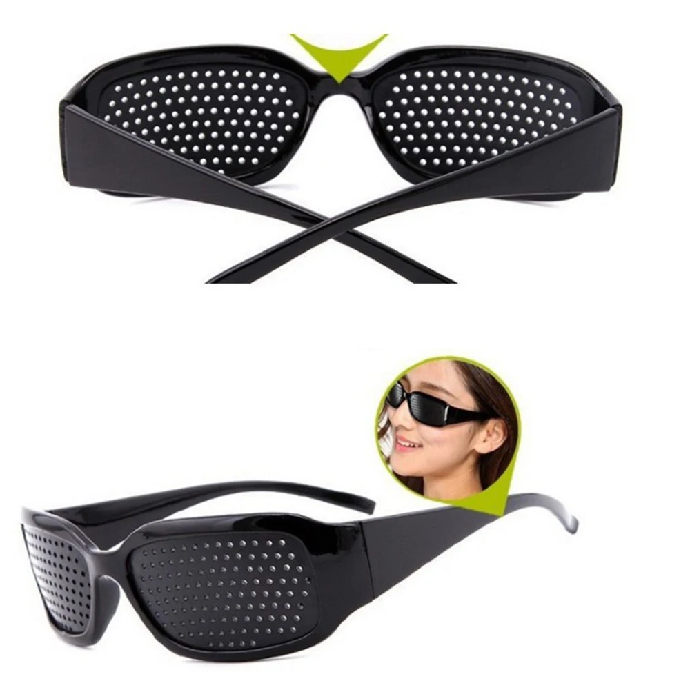 2/4 Pair Small hole Glasses Eyes Correction Exercise Eyesight Care Improvement