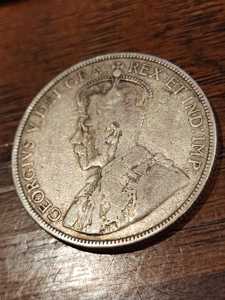 1912 Canada 50 Cents Silver Coin