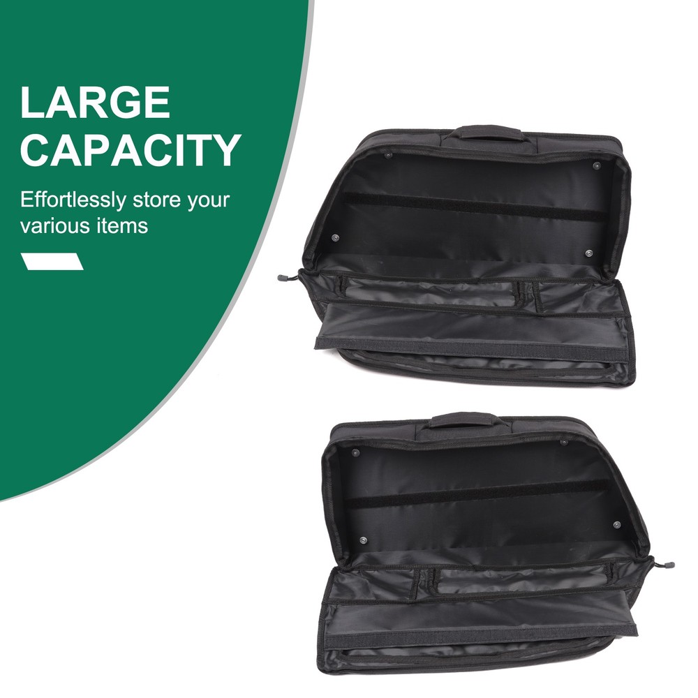 2PCS Black Tailgate Window Package Bag For BMW Mini 2001+
