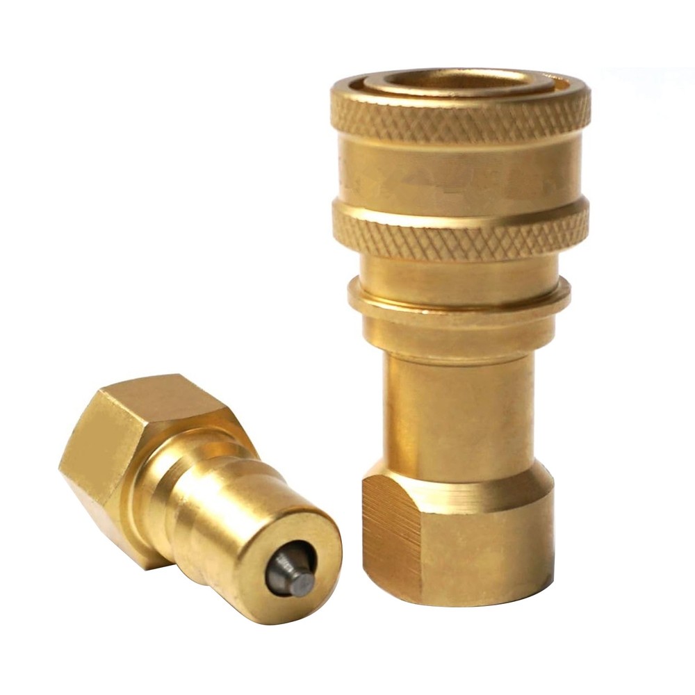1 × 1/4" Quick Disconnect Coupler Valve for Surface Cleaner Quality Workmanship