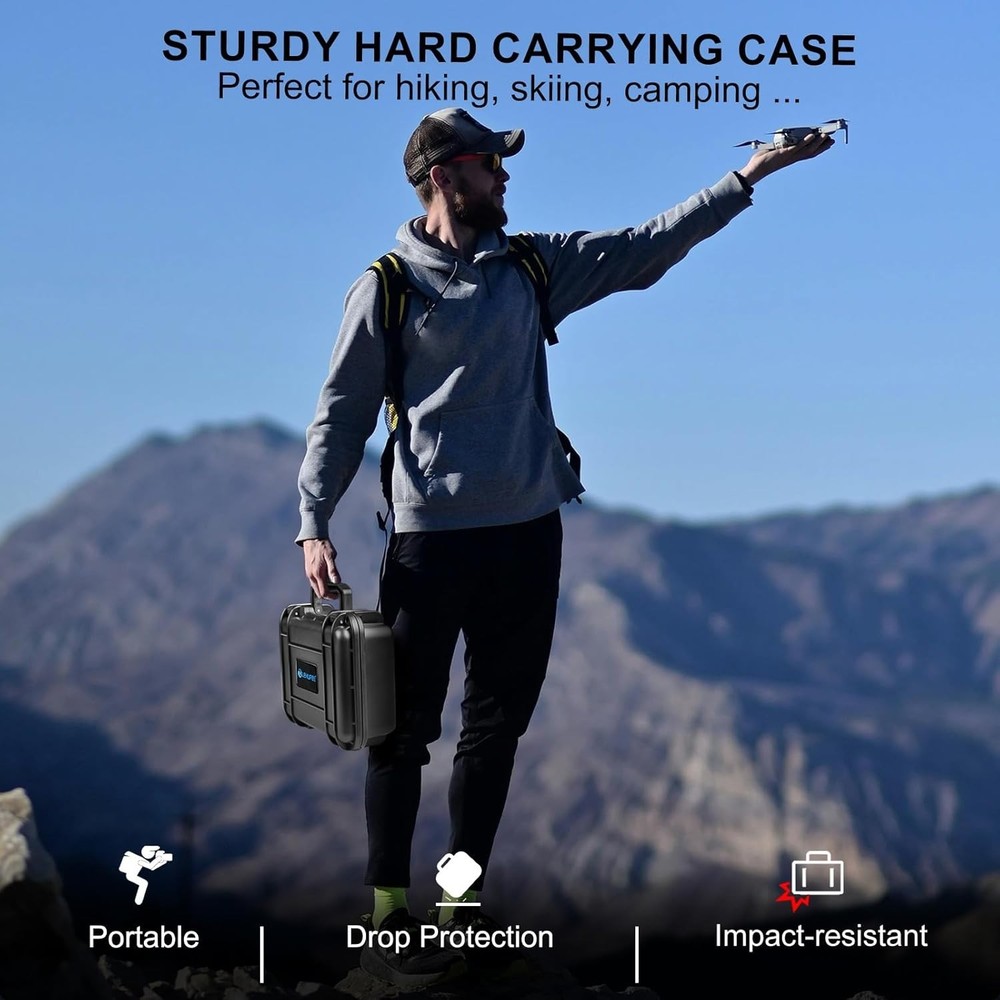 Portable Drone Case for DJI Mini 4K/2 - Waterproof