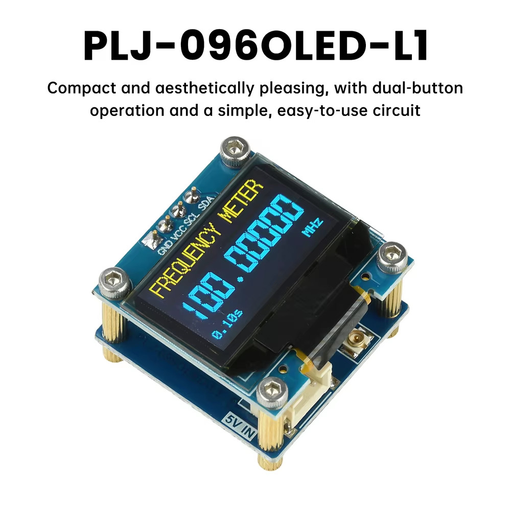1Khz~100Mhz RF Frequency Counter High-Precision Frequency Counter LED Display fo