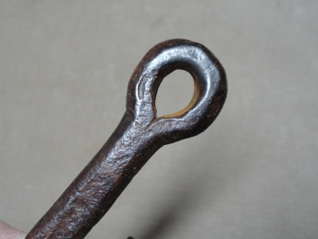 NICE Hand Forged Blacksmith Made Small Size Dainty Hook 'J'