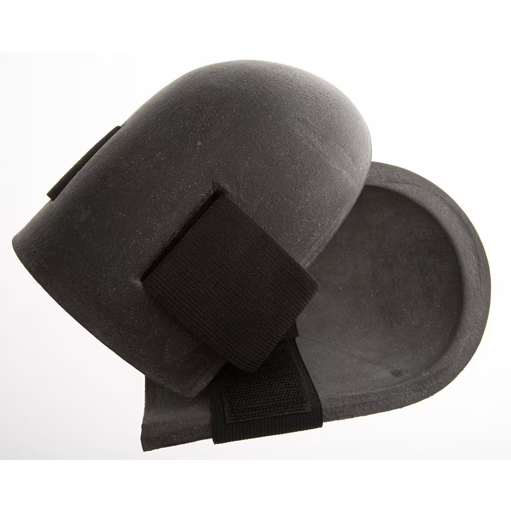 Black Rubber Work Knee Pads