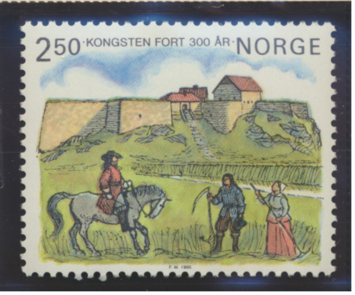 Norway Stamp Scott #860, Mint Hinged