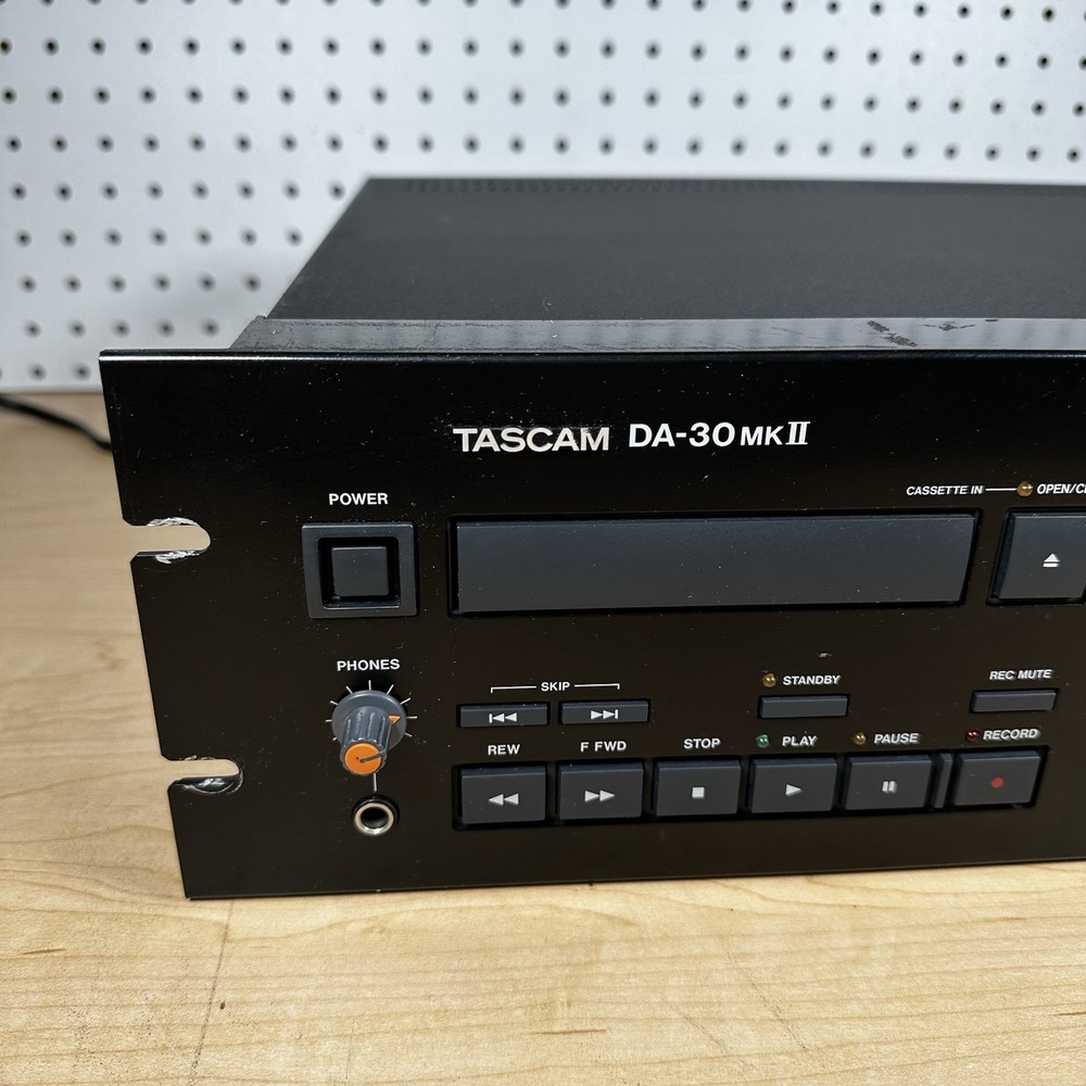Tascam DA-30 MkII Professional DAT Deck Missing Data/Shuttle Knob ERROR 01 CODE