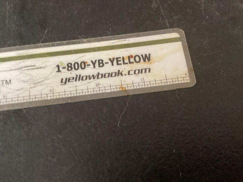 Yellow Book USA Plastic 8" Advertising Ruler