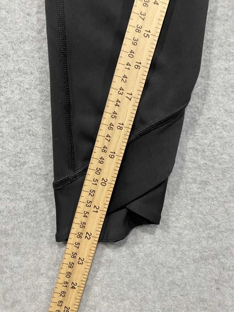 Nike Dri Fit Leggings Stretchy Pull On Fitted Black Medium Cropped