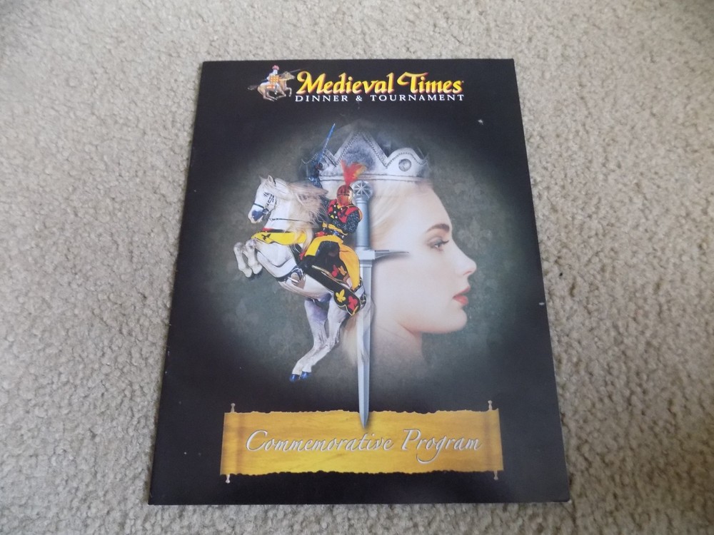 Medieval Times Dinner & Tournament  Commemorative Souvenir Program