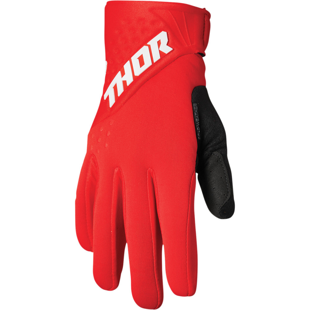 Thor Spectrum Cold Gloves - Red/White | Medium