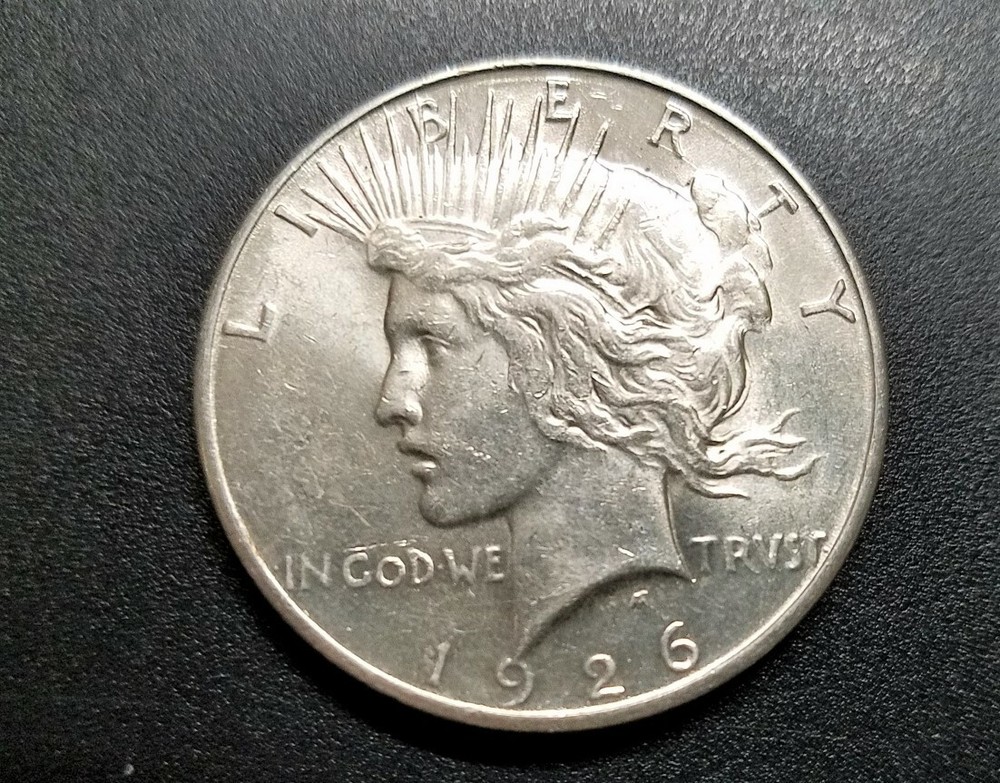 1926-S $1 Peace Silver Dollar Unc