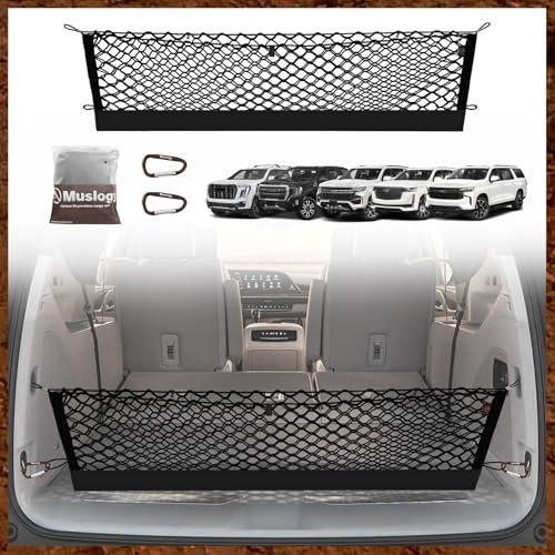 Envelope Style Trunk Cargo Net Compatible with 2021-2025 Chevy