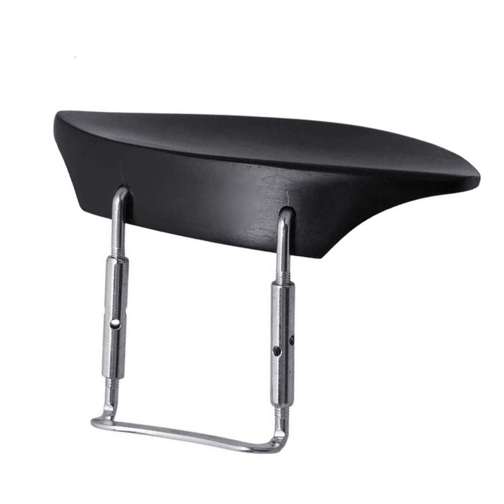Violin Ebony Chin Rest with Standard Bracket for 4/4 Violin