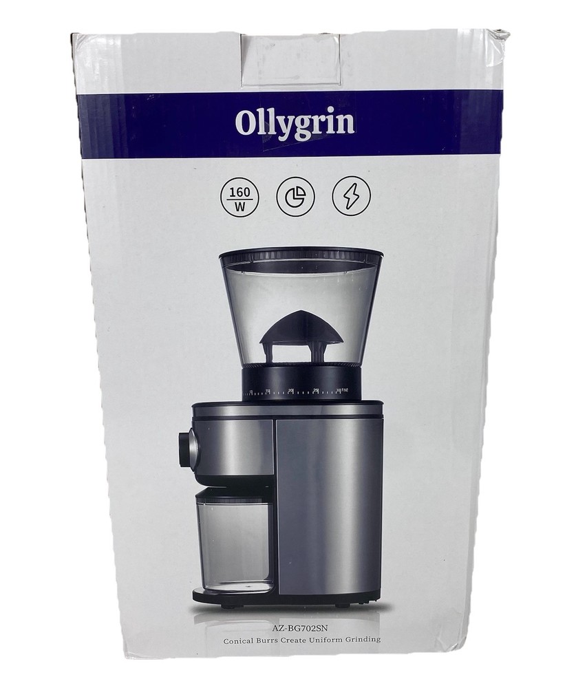 Burr Coffee Grinder, Electric Conical Coffee Bean Grinder With 30 Adjustable