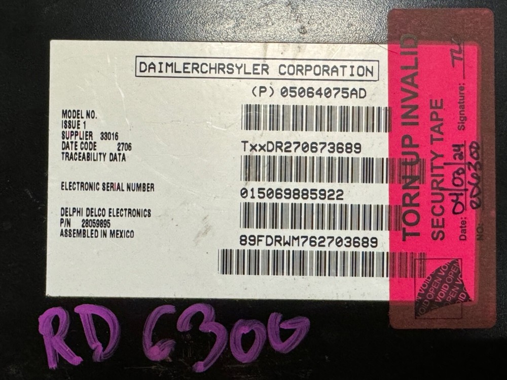 Satellite Receiver 5064075AD