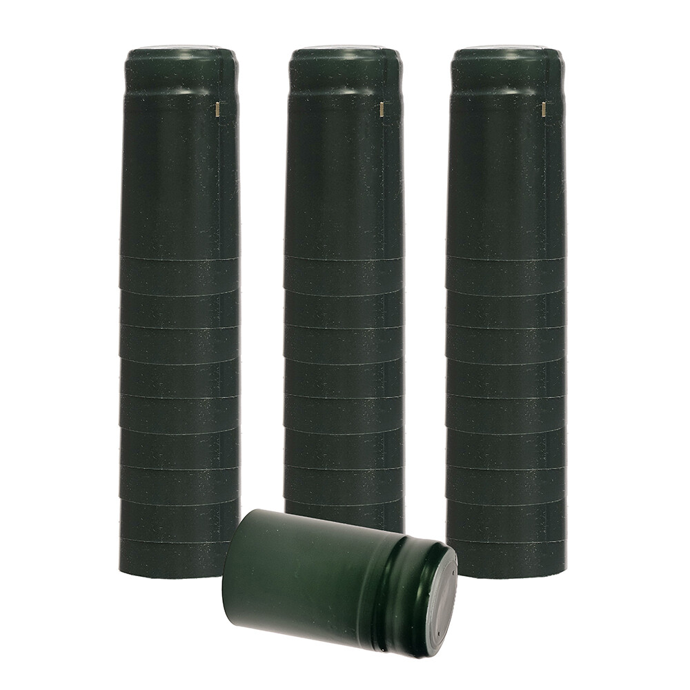 Home Brew Ohio Matte Green PVC Shrink Capsules 30 count