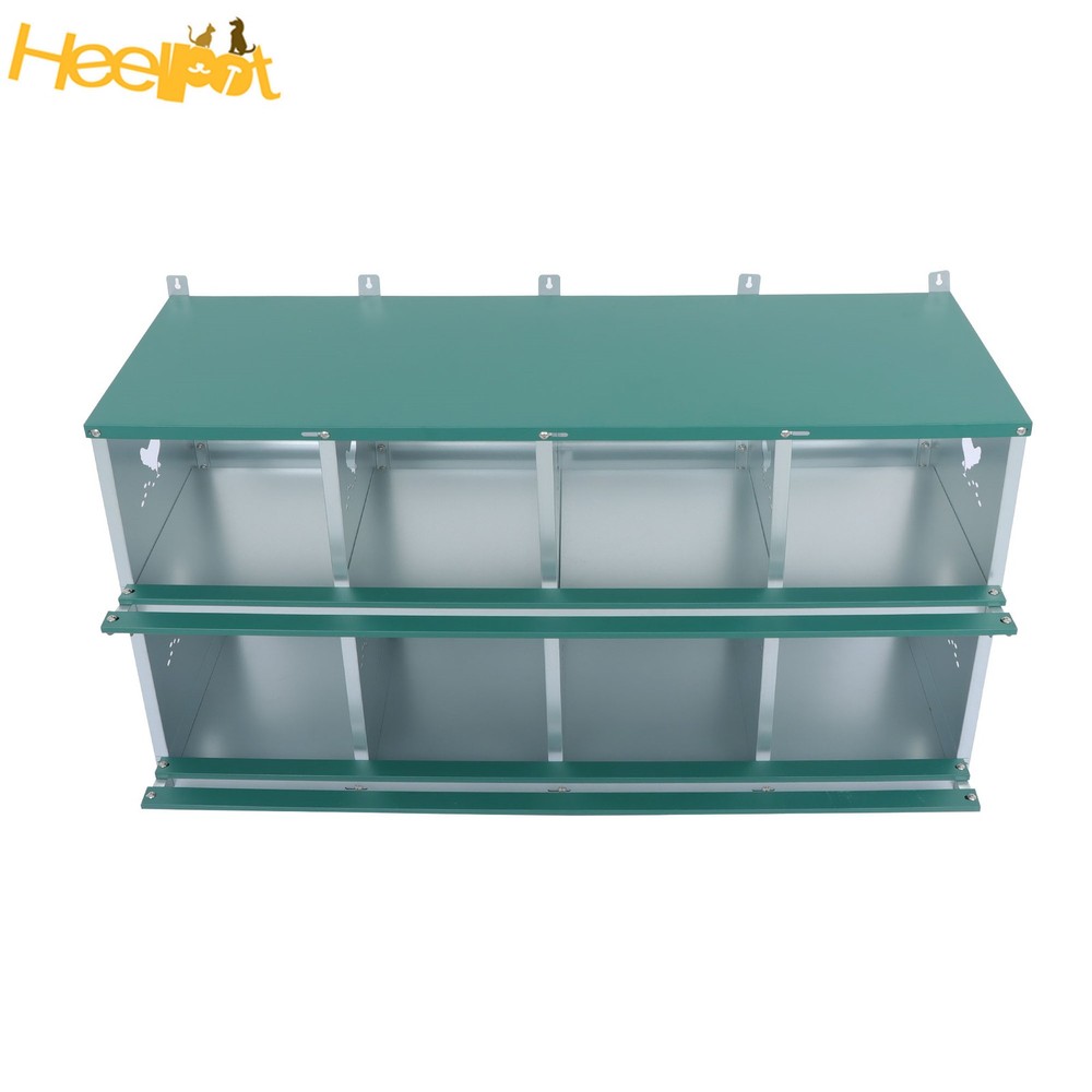8 Holes Compartments Chickens Egg Laying Box High Quality Materials Nesting Box