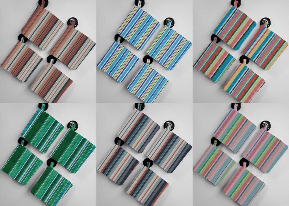 Colorful Stripes Potholders (6 Colors Available)