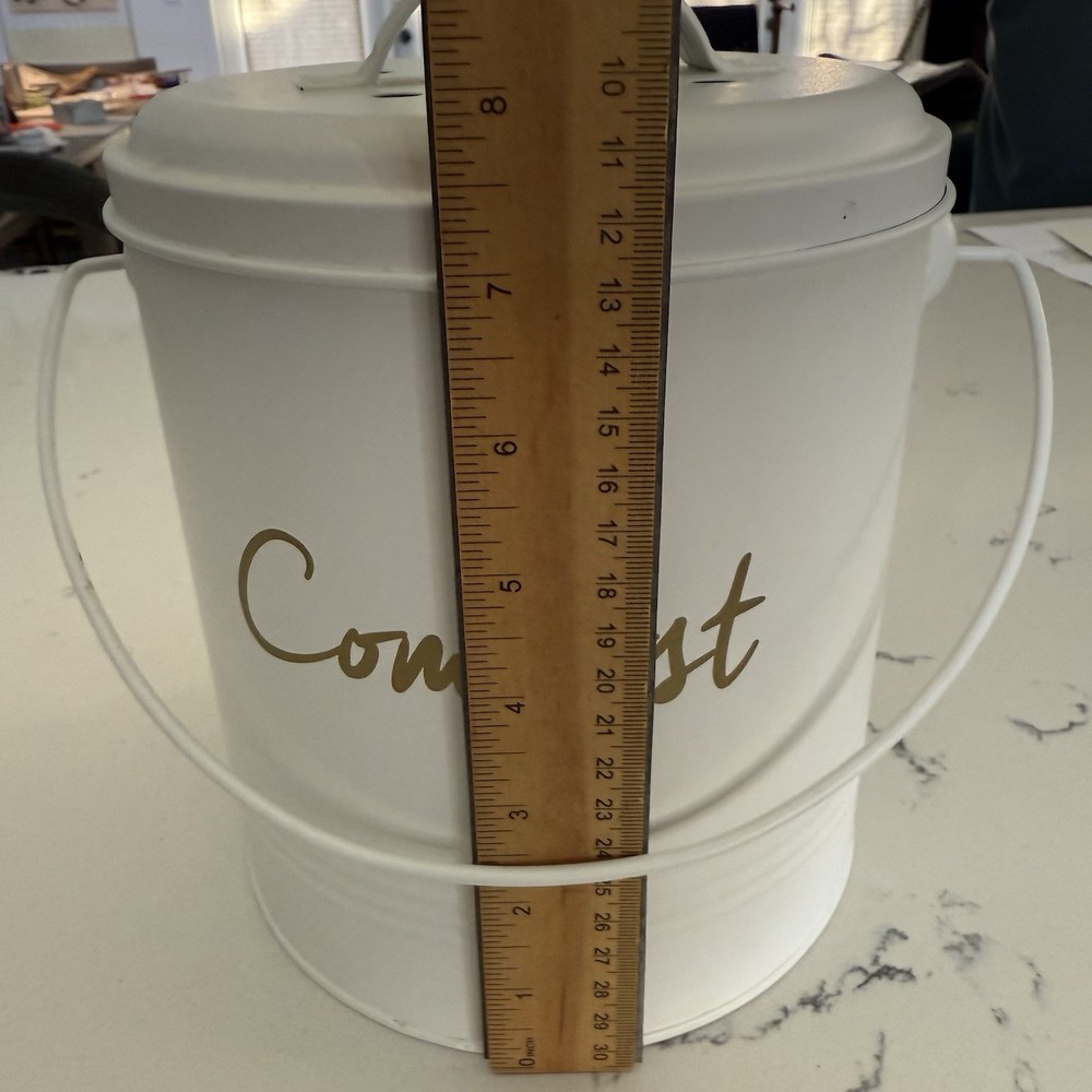 Countertop Compost Bin~White