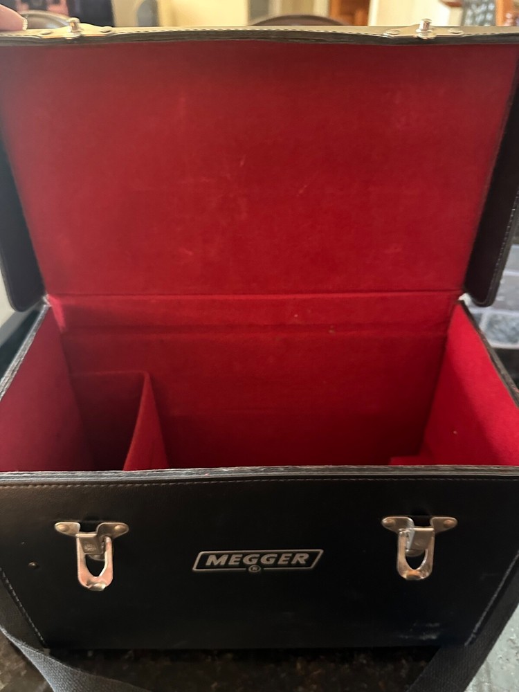 Megger Biddle Instruments Vintage Black Carrying Case w Strap - Case Only