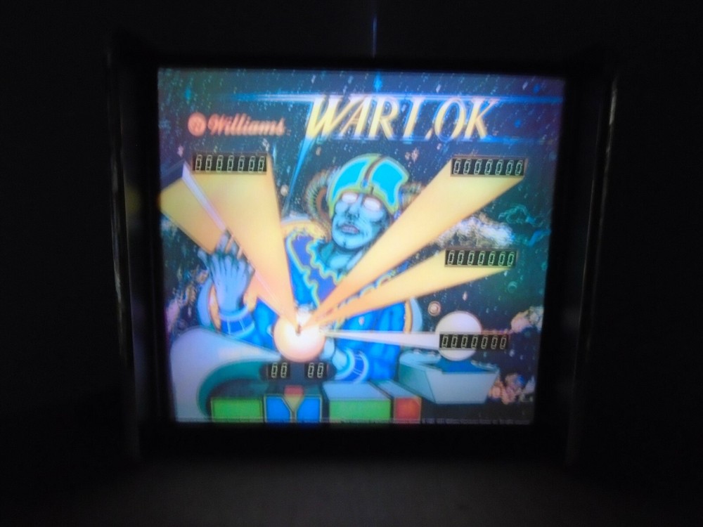 Williams Warlok Pinball Head LED Display light box