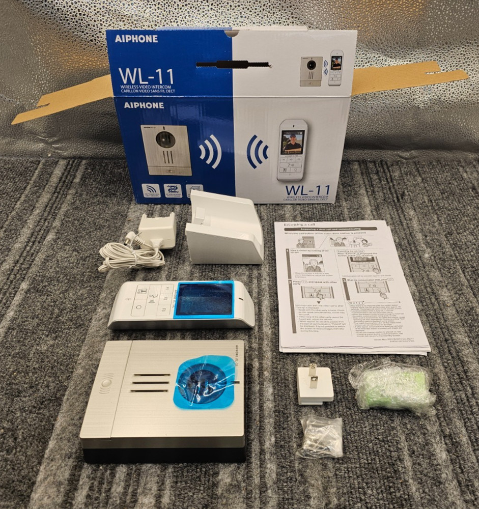 AIPHONE WL-11.E1: WL-11 Wireless Video Intercom, DECT 1.9GHz Wireless