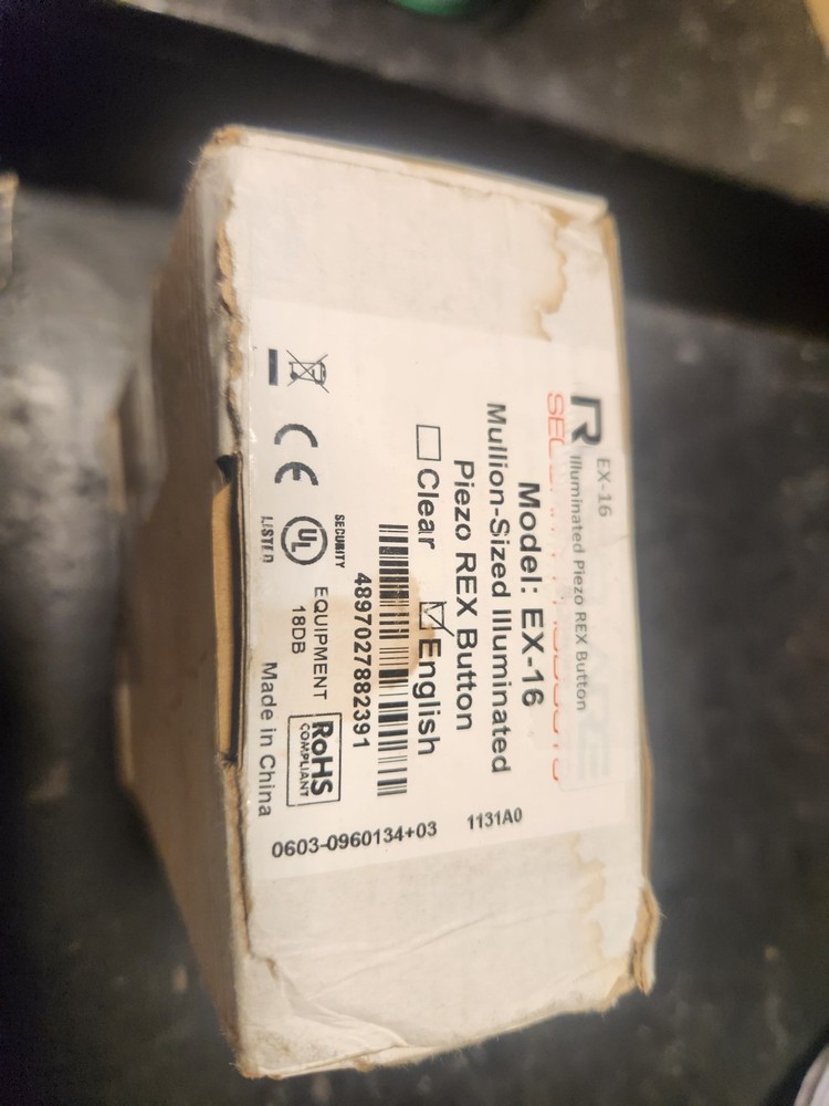 Rosslare Ex-06 Access Control Exit Button Mullion-Sized