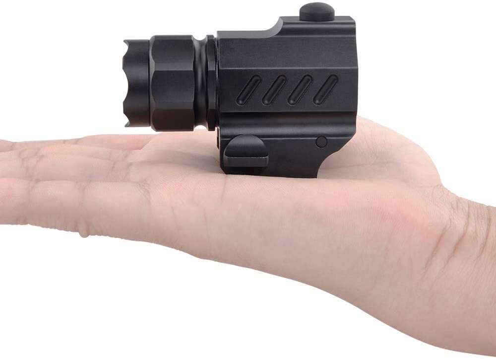 Compact LED Tactical Gun Light Weapon Light Rail Mounted For Glock 17 Picatinny