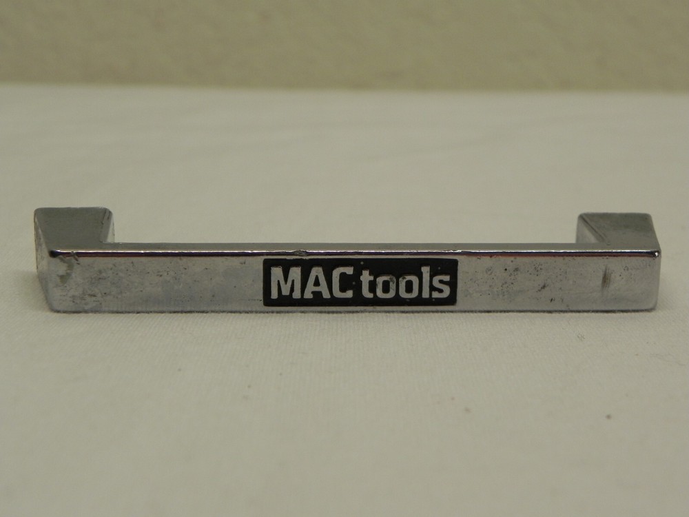 Vintage Mac Tool Box Drawer Handle w/Screws Square Frame 4'' Long x 1'' Deep
