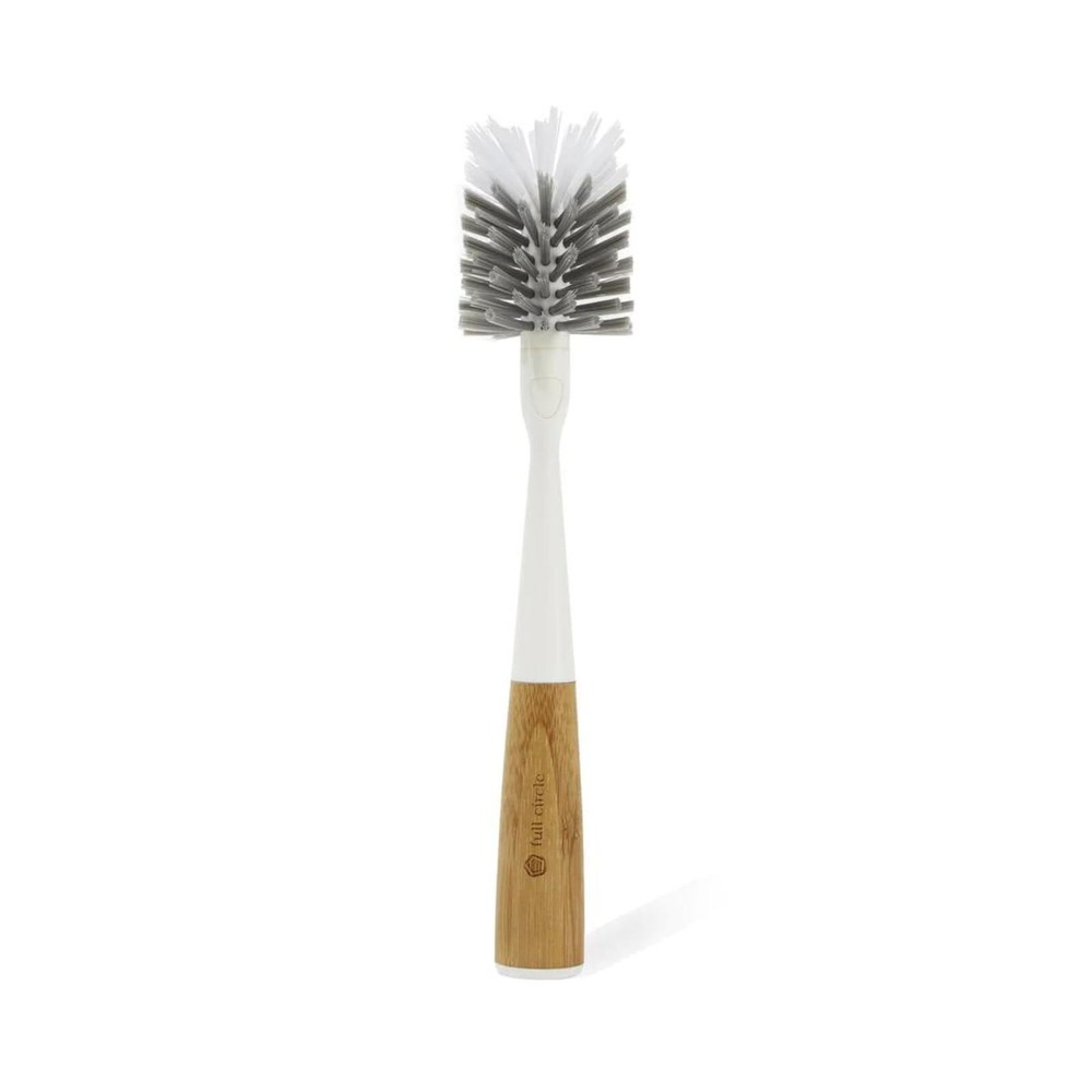 Full Circle Bamboo Bottle Brush with Replaceable Head for Eco-Friendly Cleaning