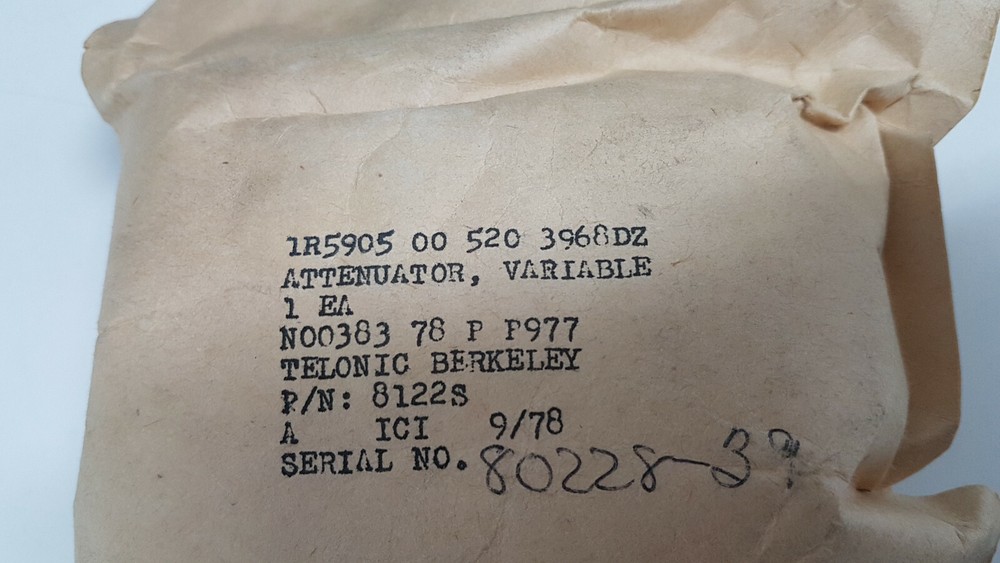 5985005203968 ATTENUATOR,VARIABLE 8122S