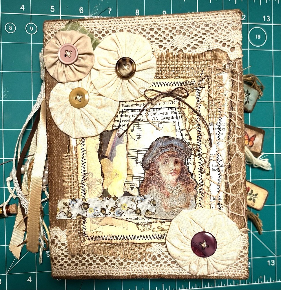 Handmade Junk Journal Victorian Grunge