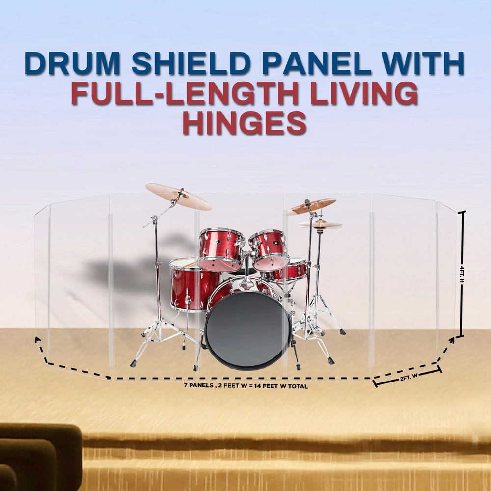 Drum Shield 2 ft. x 4 ft. Panel