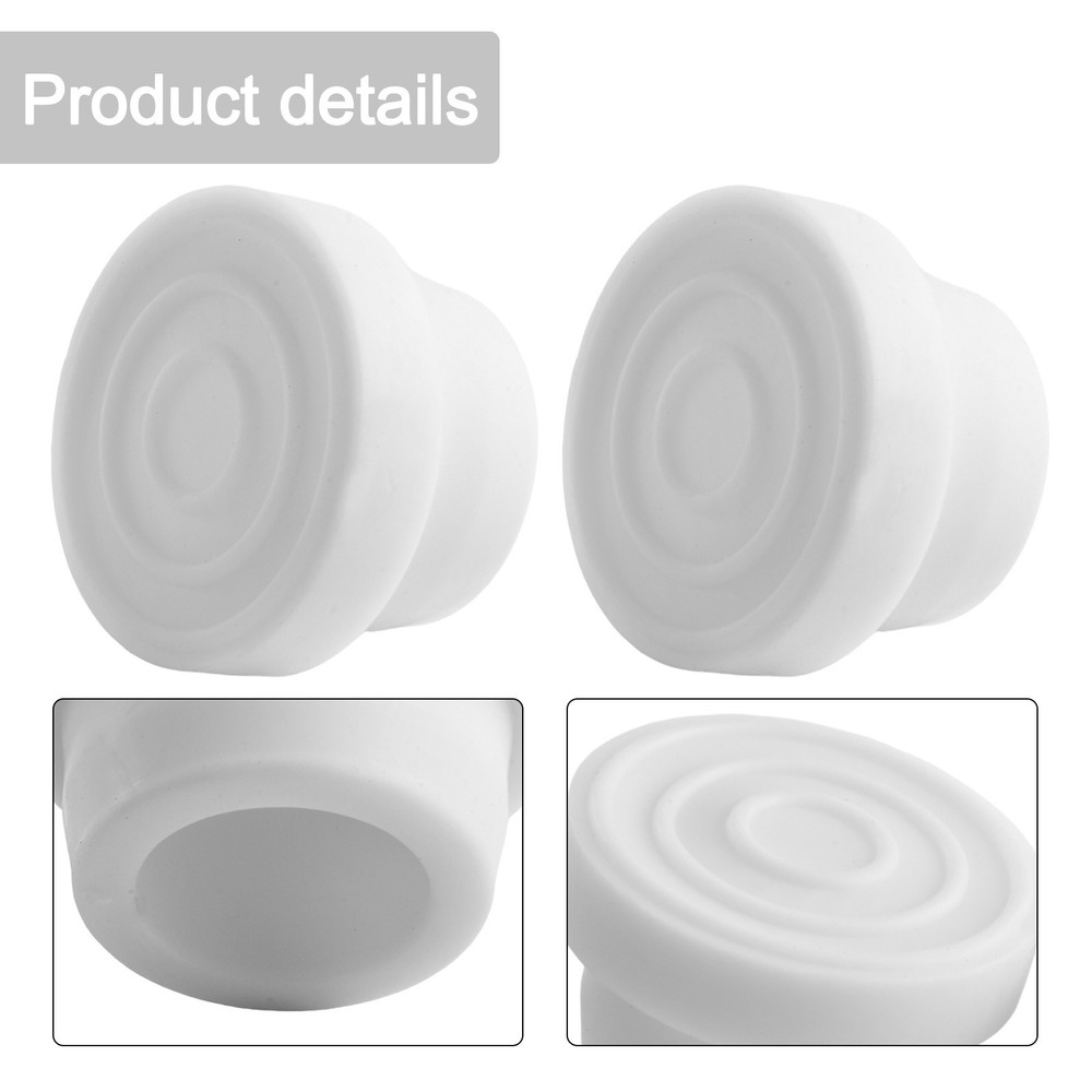 Practical Ladder Bumpers Replacement Part Rubber 2-Pack Easy To Install