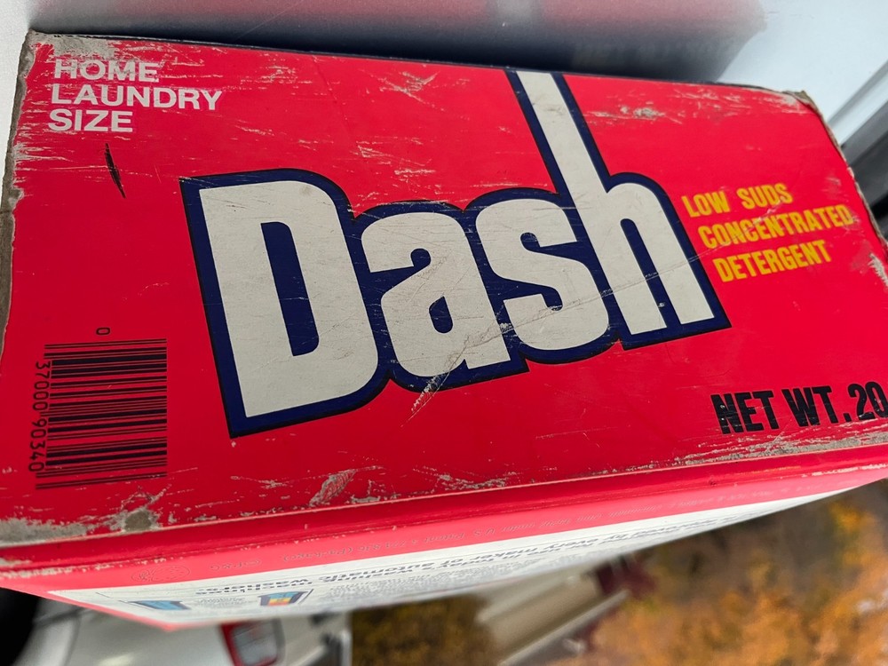 NOS 20-Pound Box Dash Laundry Detergent UNOPENED