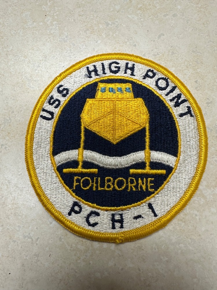 Vintage US Navy USS High Point PCH-1 Patch