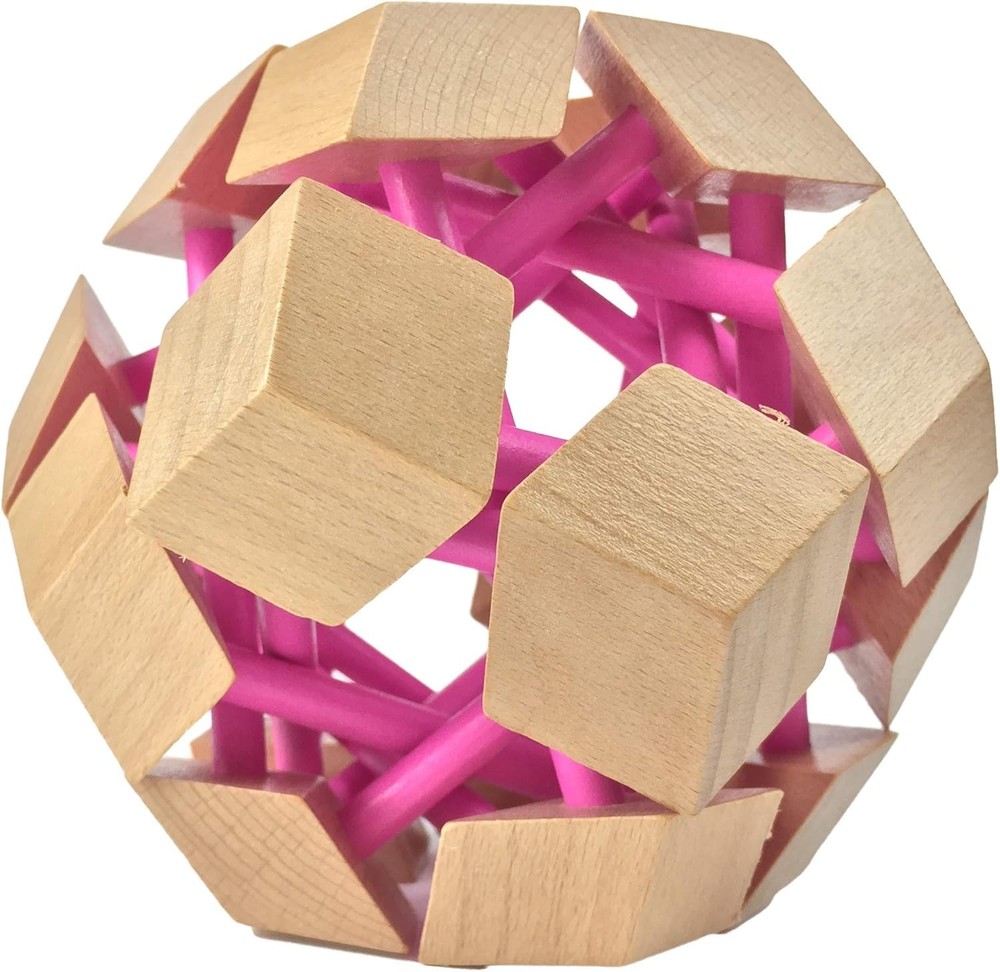 Interstellar Assembly Puzzle Satellite All Wood Problem Solve Brain Teaser