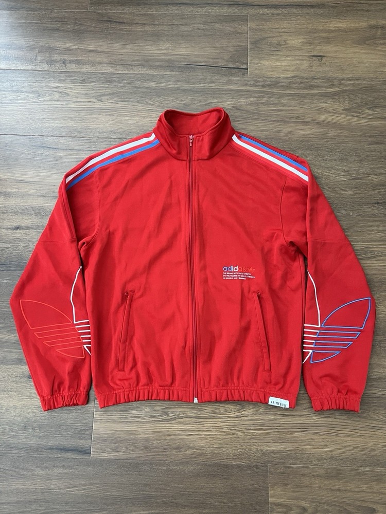 Adidas FTO Track Jacket Track Top - Scarlet Red - Medium/M