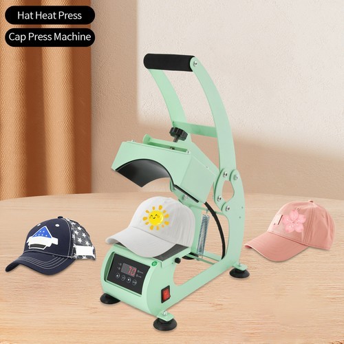 Hat Heat Press Machine with Digital LCD Timer & Temperature Control for Caps